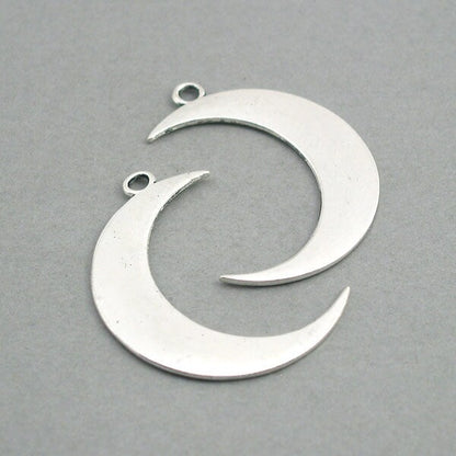 large moon charm silver CM0738S