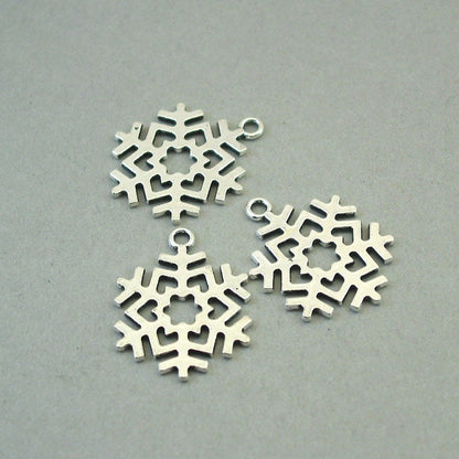 snowflake charm antique silver CM1678S