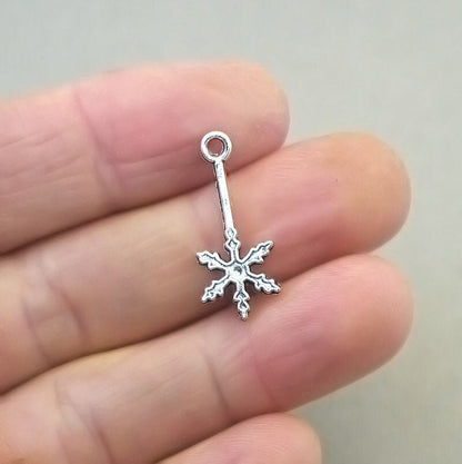 snowflake charm antique silver CM1679S