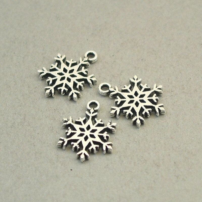 snowflake charm antique silver CM1742S