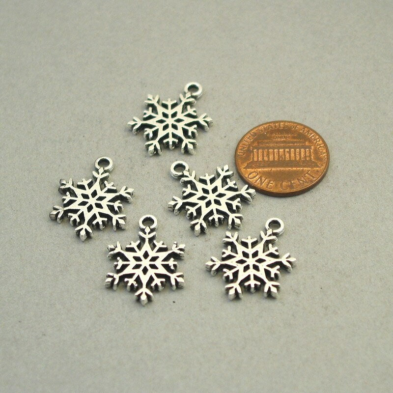 snowflake charm antique silver CM1742S