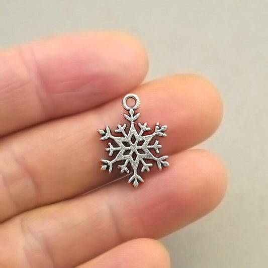 snowflake charm antique silver CM1742S