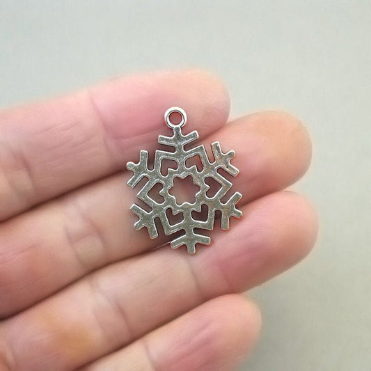 snowflake charm antique silver CM1678S