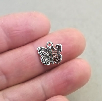 butterfly charm antique silver CM1848S