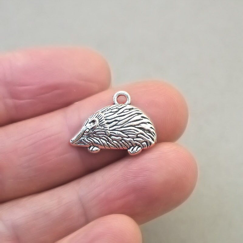 hedgehog charm silver CM1911S